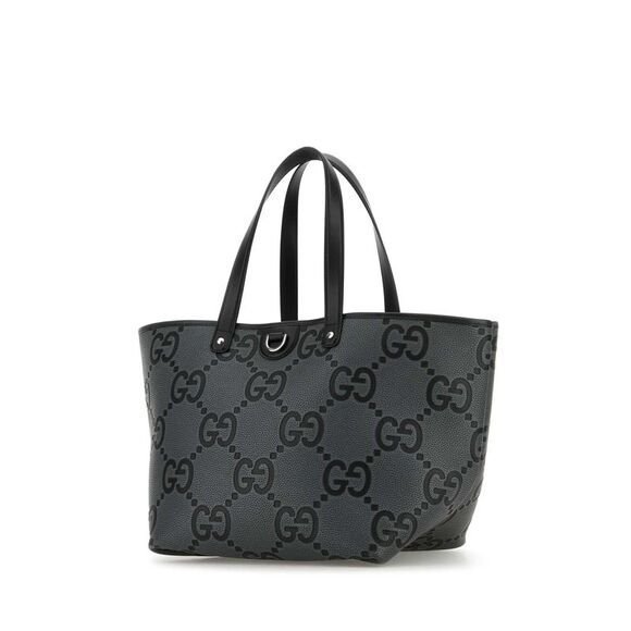 Gucci Men Jumbo Gg Leather Shopping Bag - Picture 2 of 2